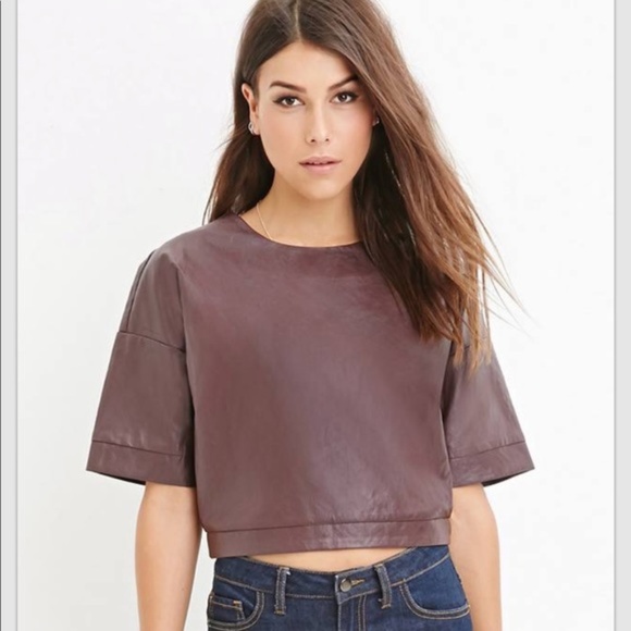 burgundy tops forever 21